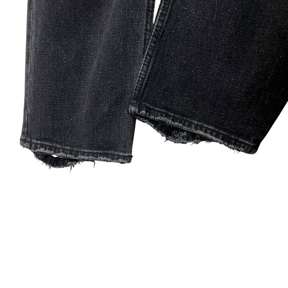 Abercrombie & Fitch Ultra High Rise Ankle Straight Distressed Jeans Women’s 27S - Picture 7 of 12